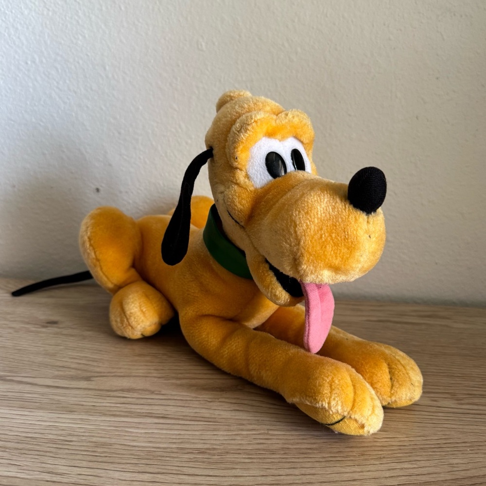 Walt Disney Pluto‎ Dog 12" Plush Stuffed Animal Mickey Mouse Clubhouse Vintage